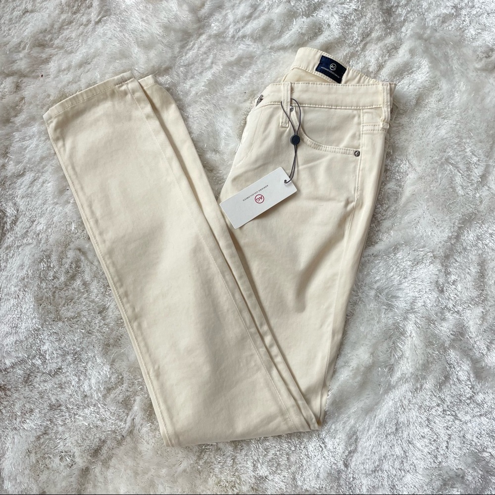 AG cream jeans